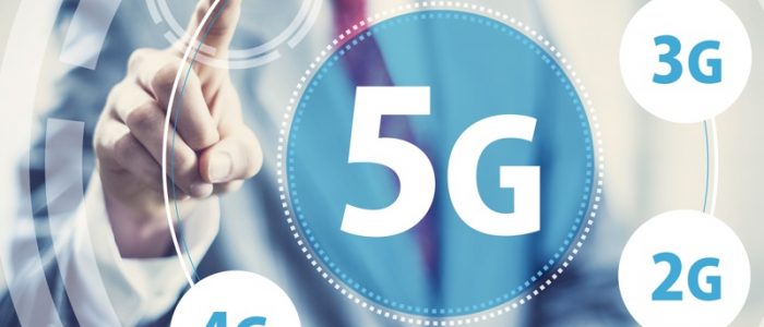 High speed wireless mobile data 5g concept image