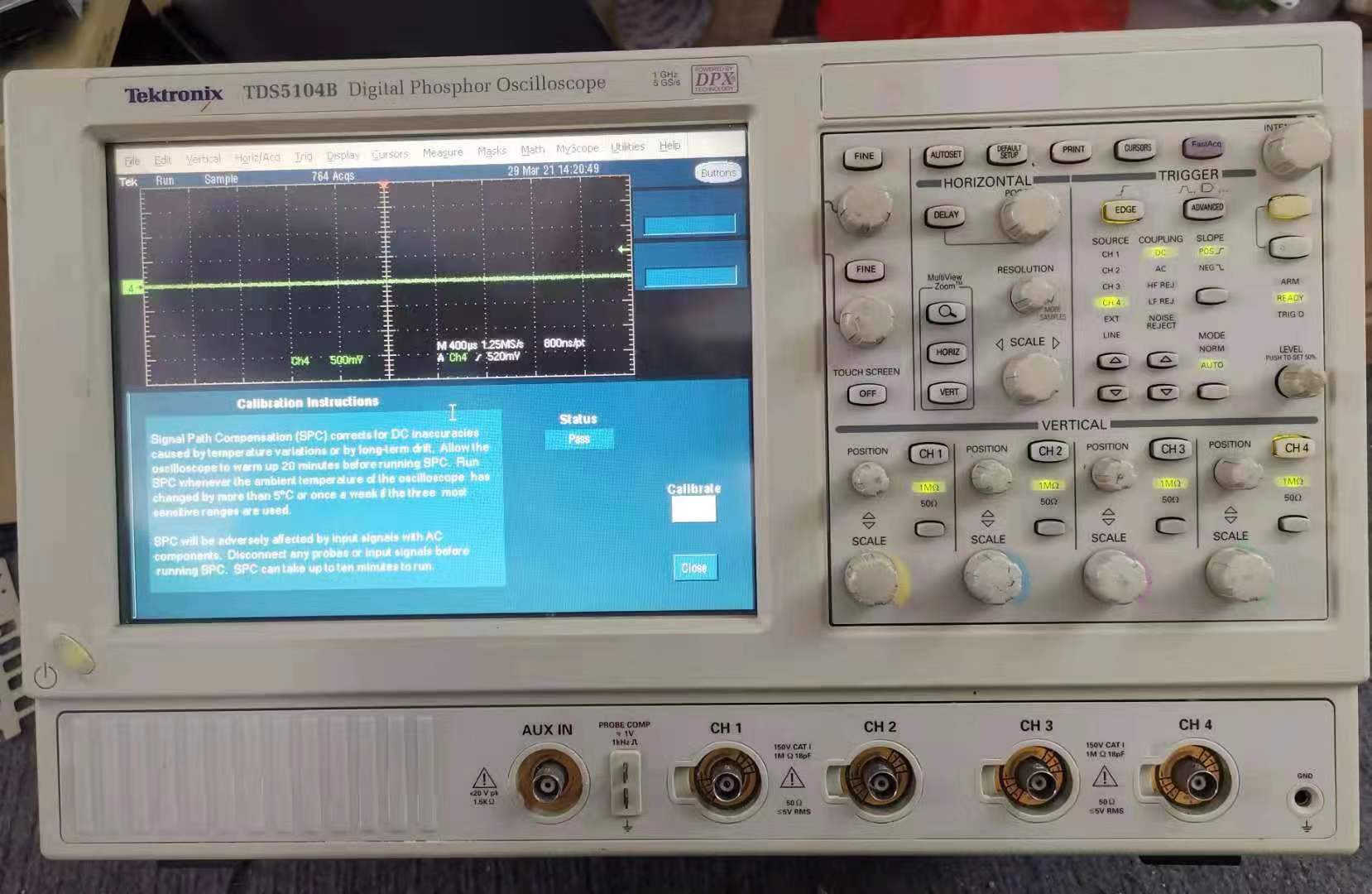 Tektronix Tds5104b 數位螢光示波器 Used 華甸科技│電子測試儀器新機及二手儀器 